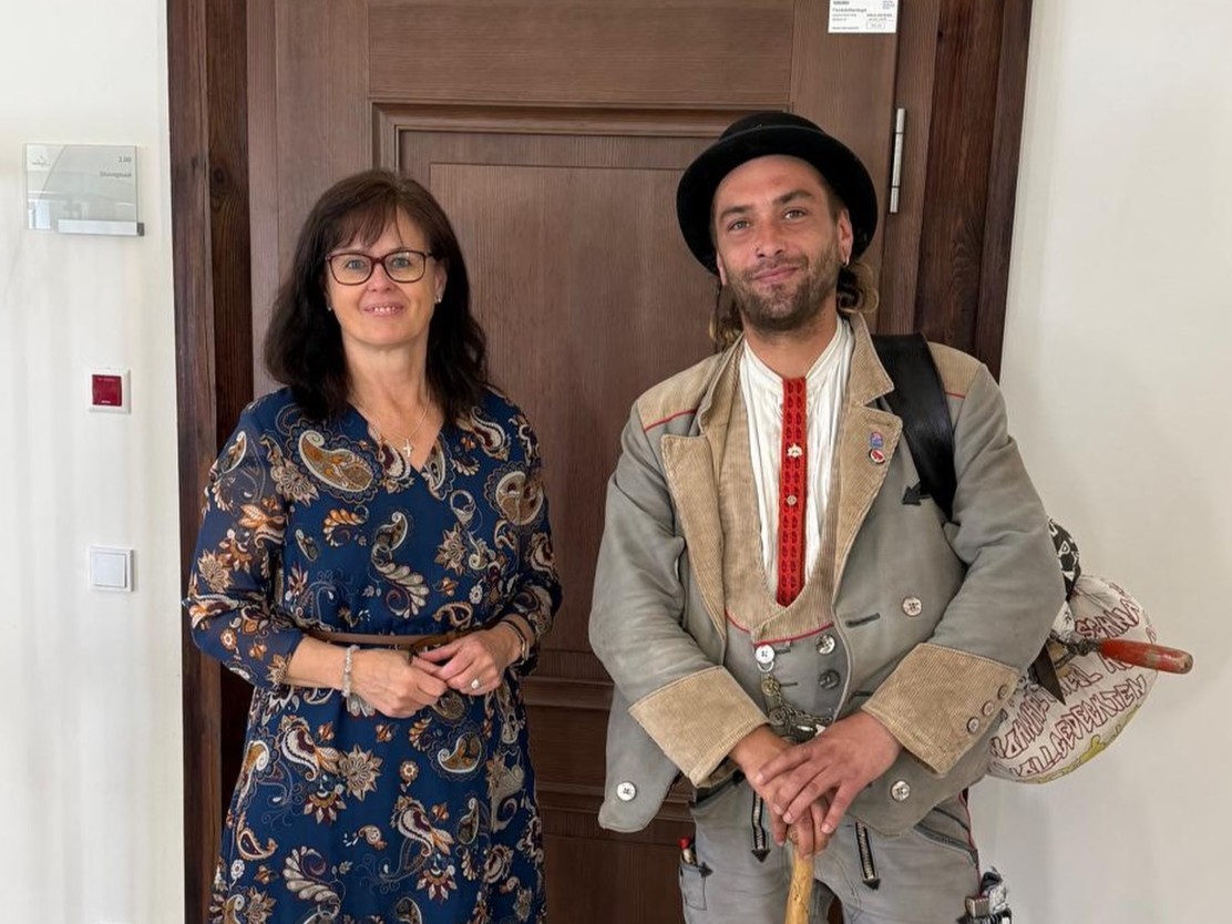 Besuch auf der Walz im Rathaus
